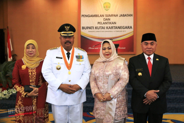 Edi Damansyah ketika dilantik Gubernur Kaltim menjadi bupati definitif pada 14 Februari 2019. FOTO: HUMAS PEMPROV KALTIM