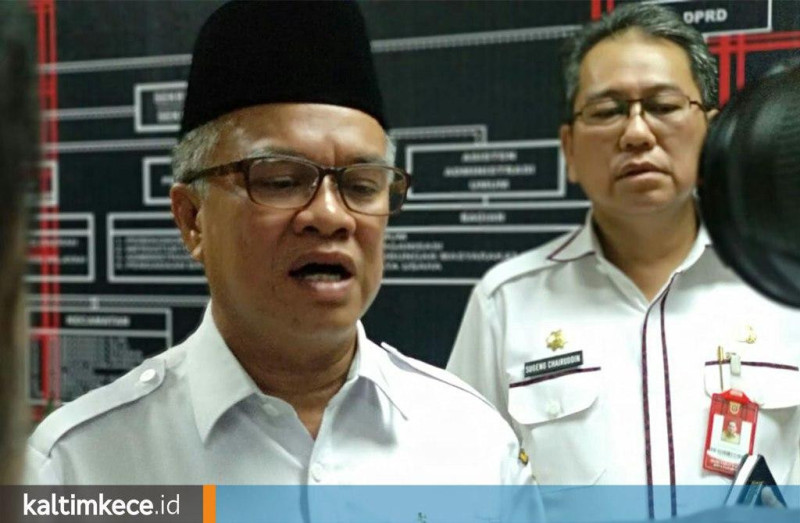 Wali Kota Samarinda Syaharie Jaang memastikan belum satupun warga Kota Tepian terjangkit virus corona. (arditya abdul azis/kaltimkece.id)