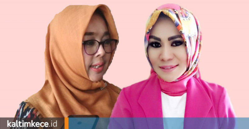 Ida Prahastuti dan Novita Ikasari. (kolase foto: nurmaya liwang/kaltimkece.id)