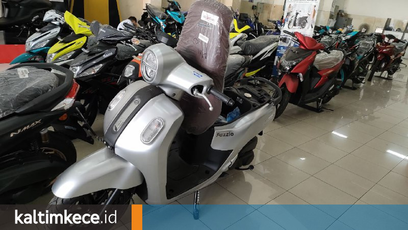 Salah satu sepeda motor yang dilengkapi dengan fitur canggih adalah Yamaha Fazzio, dengan salah satu fitur unggulannya yaitu Y-Connect. FOTO: SEPTIANUS HENDRA-KALTIMKECE.ID.