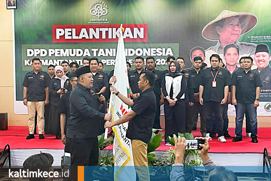 Pelantikan DPD Pemuda Tani Indonesia Kaltim di Balikpapan, 14 Oktober 2024. FOTO: SURYA ADITYA-KALTIMKECE.ID