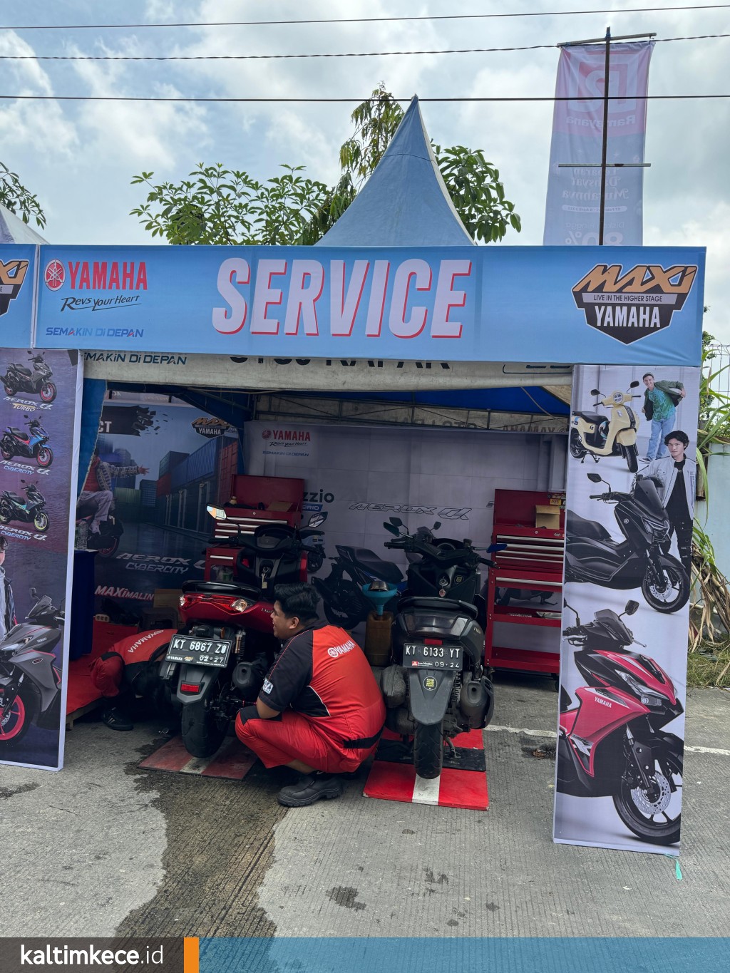 Bagi pemilik sepeda motor Yamaha yang ingin menikmati layanan servis gratis, tersedia kuota 30 kendaraan per hari yang berlaku hanya pada 22-23 Maret 2025. FOTO; ISTIMEWA.